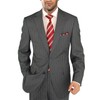 Salvatore Exte Men's Two Button 2 Piece Suit Jacket Flat