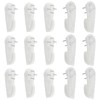 Auvotuis 20Pcs Non-Trace Wall Picture Hooks, Invisible Plastic Traceless Nail