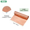M METERXITY Copper Sheet Roll, 2000 x 100 x 0.02mm/