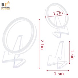 RP Remarkable Power, 2 Pack Acrylic Guitar Pick Box Holder with Display Case for Guitar Pick Decorations