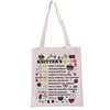 PYOUL Knitting Gift Knitter’s Code Tote Bag Knit Handbag Knitter