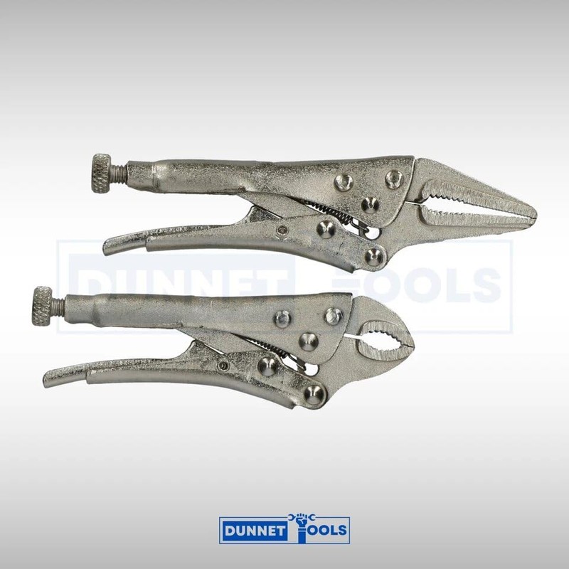 Dunnet Tools Mole Grips 2pc Mini Locking Pliers Set |