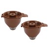 Ground Coffee Brew Basket Filter, 2Pcs Coffee Brew Basket Replacement