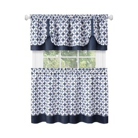 Achim Home Decor - Juego de Cortinas de Ventana con Filtro de luz, 58 Pulgadas de Ancho, 36 Pulgadas de Largo, Lavable a máquina para Cocina, Sala y Comedor