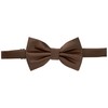 DonDon Men's Handmade Silk Look Bow Tie 12 x 6