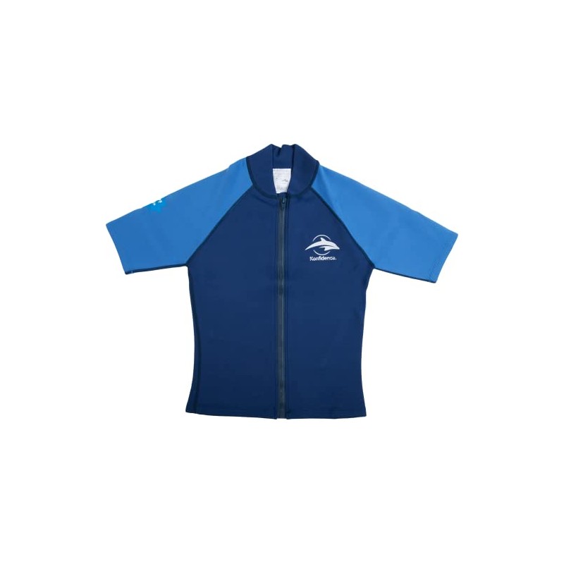 Konfidence Warma Wetsuit Top - Zipped Neoprene T-Shirt - Ideal