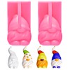 2 Piece Silicone Gnome Mold 3D Gnome Mold Epoxy Dwarf