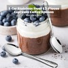 E-far 12-Piece Small Coffee Spoons, 6-Inch Stainless Steel Mini Espresso