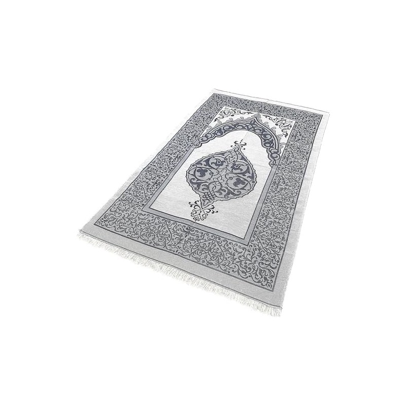 Mihrab Style Portable Ottoman Prayer Mat/Rug, 115 x 65 cm