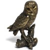 Leonardo collection Resin Reflections Owl Figurine in Right Turn Pose,