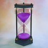 Large Hourglass Timer 60 Minute, Decorative Hexagon Frame Sandglass with