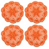 sourcing map Crochet Doilies, 4Pcs 8 Inch - Handmade Crochet