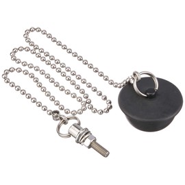 LIXIL INAX PBF-5G-1 Rubber Stopper with Chain for Bathtubs, Large, Chain Length 25.6 inches (650 mm)