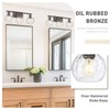 zeyu Farmhouse 3 Light Vanity Lighting, 21.4'' Bathroom Mirror Wall