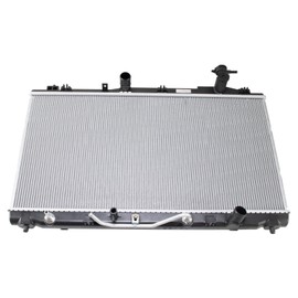 TRQ Radiator Assembly Aluminum Core Compatible with 07-12 Lexus ES350 07-09 Toyota Camry 09-15 Venza CU2919