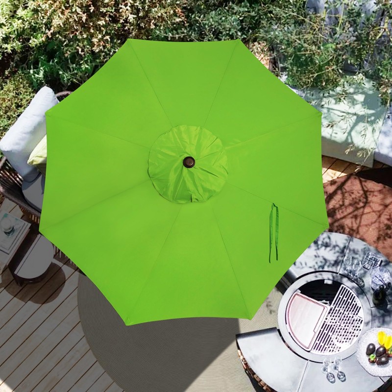 Blissun 9ft Patio Umbrella Replacement Canopy, Market Umbrella Top, Outdoor