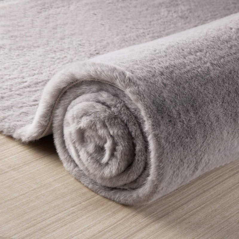 Ashler HOME DECO - Funda de piel de conejo sintético