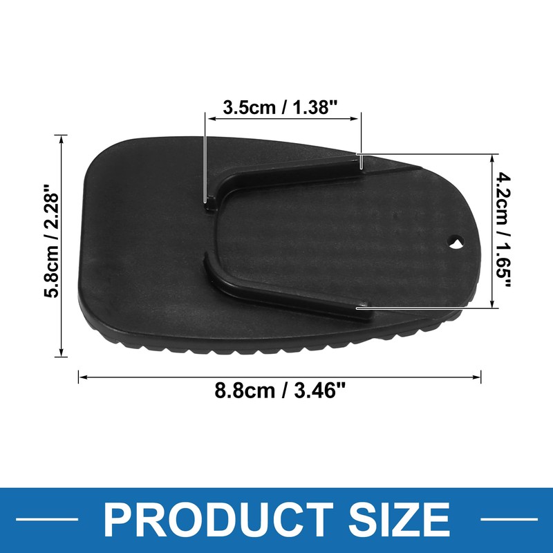 A ABSOPRO Kickstand Pad Support Plate Pad Parking Stand Side