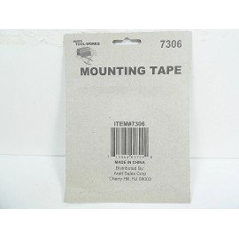 The Works Mounting Tape Double Sided Adhesive Foam Removable Double-Sided 3/4"x4.6Ydx2mm