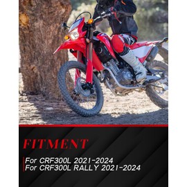 NACORE CRF300L Brake Pedal, Dirt Bike Foldable Rear Brake Foot Lever Aluminum for CRF300L 2021-2024, CRF300L Rally 2021-2024, Knight Black