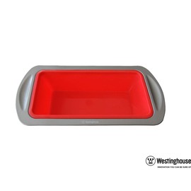 Westinghouse Molde de Silicón para Panque con Asas de Aluminio (Rojo) (WCBC0004RD)