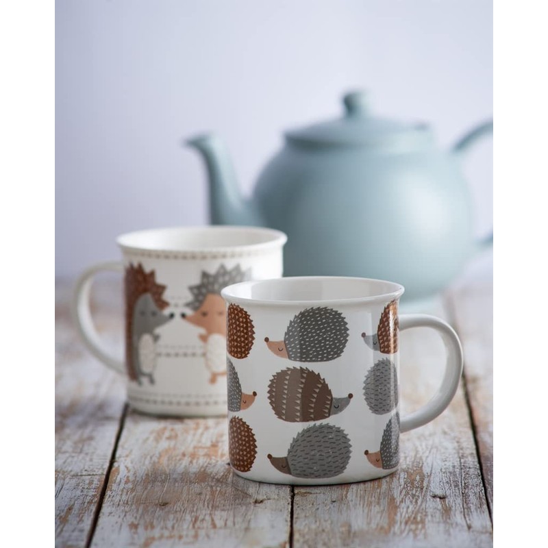 Price & Kensington Hedgehogs Assorted Fine China Mugs