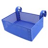 Pool Hanging Storage Basket Adjustable Support Rods Removable Toy Basket