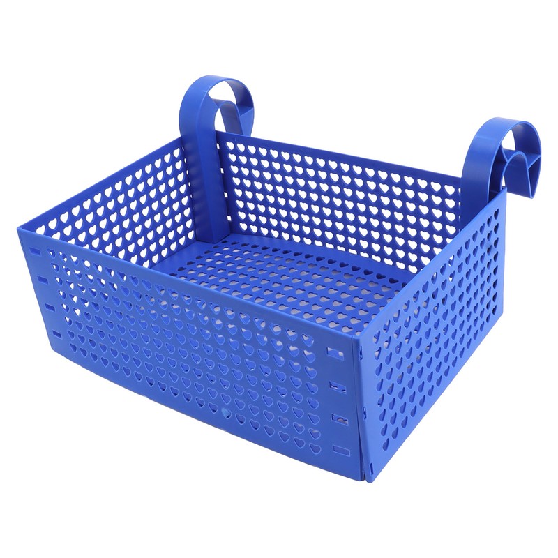 Pool Hanging Storage Basket Adjustable Support Rods Removable Toy Basket