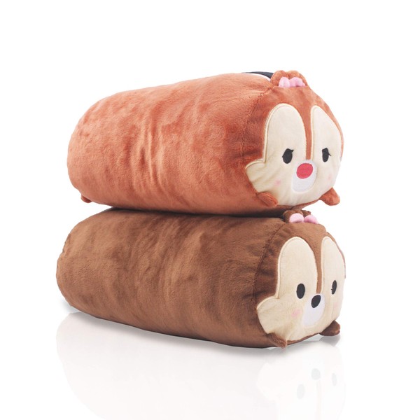 Finex - Set of 2 - Chip and Dale Plush Pillow Stackable Long Cushion