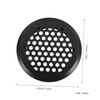 TEHAUX 12pcs Stainless Steel Round Ventilation Cover for Cabinets and