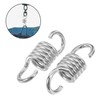 Mipcase 2pcs Heavy Duty Hammock Chair Spring Hook Galvanized Suspension