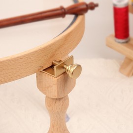 Wooden Embroidery Hoop Stand Legs with Clamps, 3-Piece Set