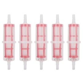 5pcs Diesel Fuel Filter Fit for HGV Forklift 8mm / 0.3in or 10mm / 0.4in Hose