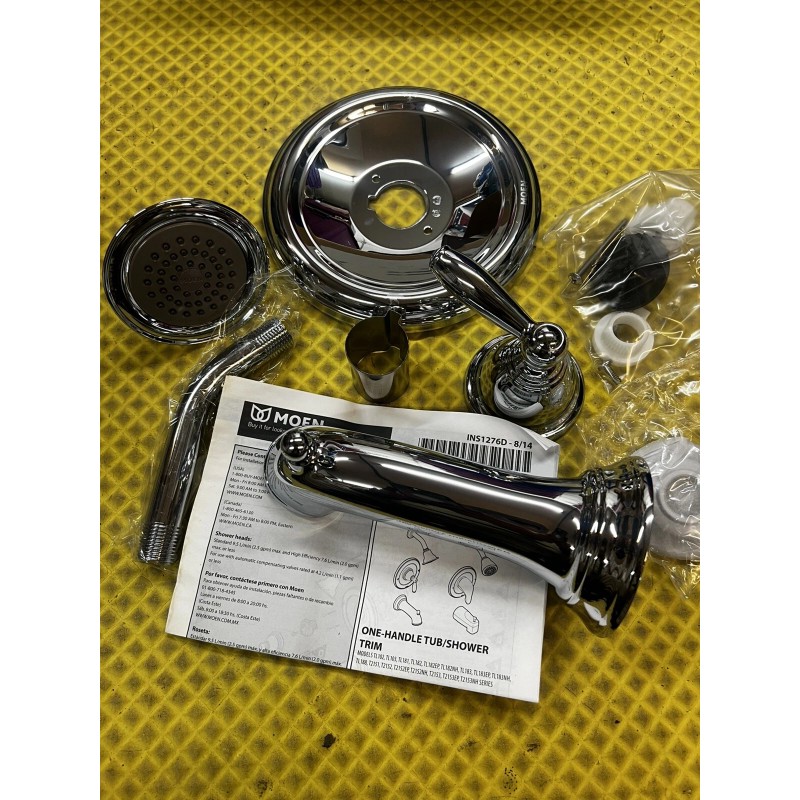 Moen T62153EP Brantford Bathtub and Shower Trim Kit Valve Required