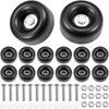 BBTO 12 Packs 2.5 Trailer Ramp Door Bumper Including Screw