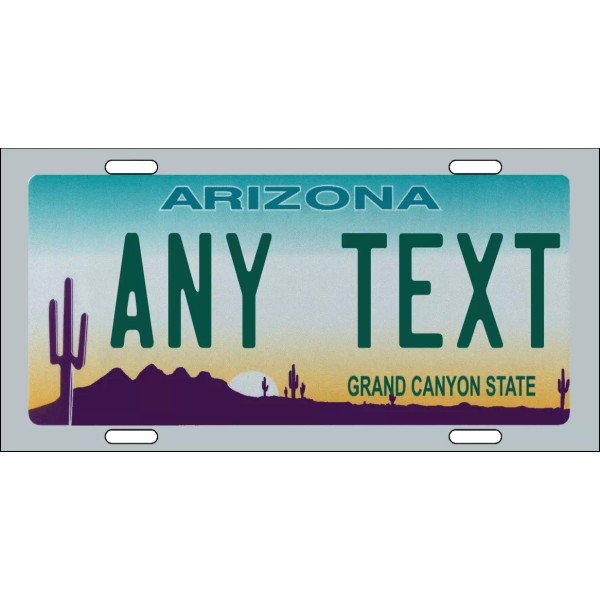 Interesting ARIZONA STATE PLATE CUSTOMIZE THIS ARIZONA LICENSE PLATE -