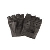 PrimeLeather Quality Real Leather Soft Fingerless Gloves For Weight Training