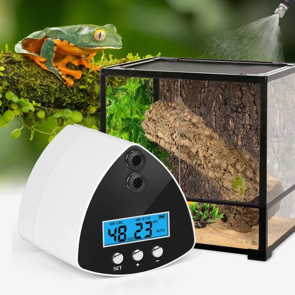 DAOTAILI Reptile Mister System, Reptile Humidifier with LCD Screen, Mister