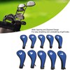 10pcs Golf Iron Head Cover with Number Printing Neoprene Zippered