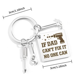 Best Dad Gifts Ideas for Dad Dad Keychain Accessories Birthday Gifts for Dad Christmas Thanksgiving Valentine's Day Gifts Father's Day Presents Gift Dad From Daughter Son Great Gifts for Dads