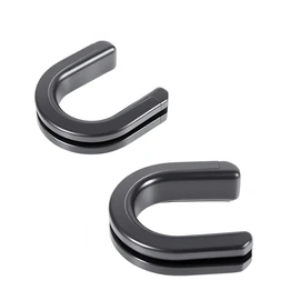 Harley Luggage Rack Side Plate mounting Bracket Grommet Fits for Harley Touring Sissy Bar Backrest 1987-2024, Part for 52682-09, (Black#2)