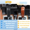LLKUANG Center Console Gear Shift Head Cover Trim FIt for