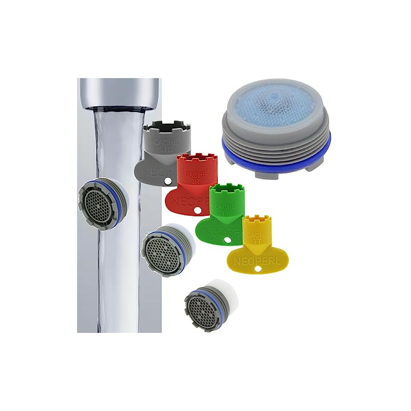 Neoperl 1.8 gpm Laminar Stream Cache Aerator Pressure Compensating All