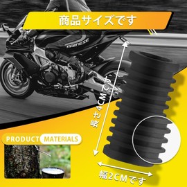 Shift Pedal Cover, Bike Parts Change Rubber, Motorcycle Supplies, Shift Cover, Abrasion Resistant, Anti-Slip, Easy Installation, Black, 3 Pieces (Length 1.6 inches (4 cm), Width 0.8 inches (2 cm)