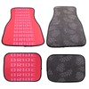 Universal JDM Bride Red Racing Fabric Floor Mats Interior Carpets
