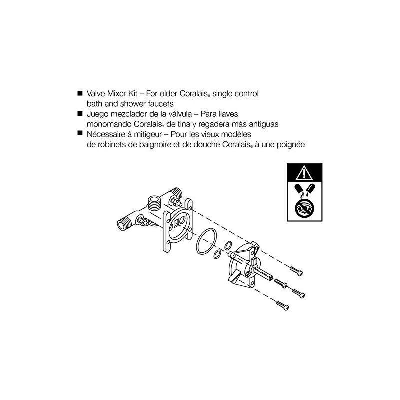 Kohler GP71969 Plastic Stem Mixer Cap for Pressure-Balancing Valve On