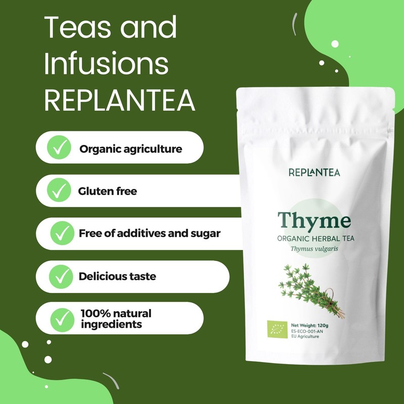 Thyme Tea Loose Organic 120g (60 Cups) | Organic Dried