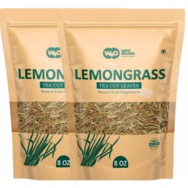 Lemongrass Loose Leaf Herbal Tea, Caffeine Free, 224g (8-ounce), Culinary Use (Pack of 2)