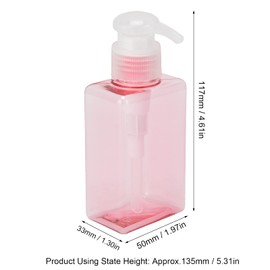 Kuuleyn Schaumstoff-Pumpflasche, Flaschen in Reisegröße, 3 Stück, 100 Ml, Nachfüllbar, Leere Kunststoff-Pumpflasche, Lotion, Seifenspender, Flüssigkeitsbehälter Für Shampoo, Körperwäsche