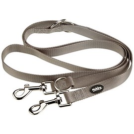 Nobby Classic Dog Lead, Mouse Grey, L: 200 cm, W: 20 mm, 1 Piece